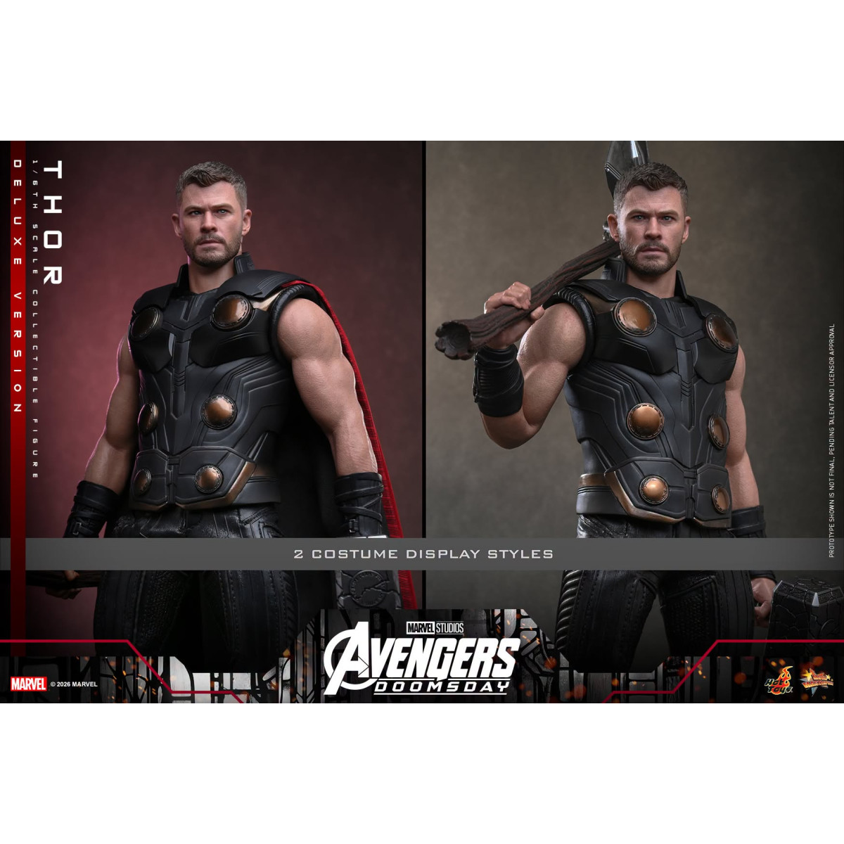 Hot Toys - 1/6 Scale Deluxe " Thor " - Avengers: Doomsday