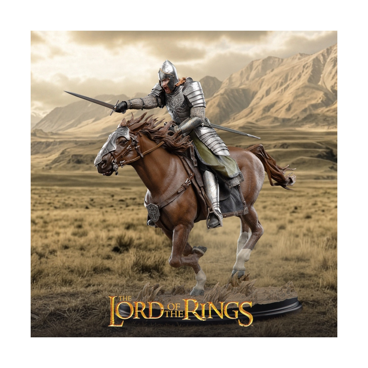 Weta The Lord of the Rings 1/6 Scale Statue: Éomer On Firefoot | Figurine