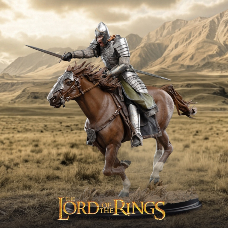Weta The Lord of the Rings 1/6 Scale Statue: Éomer On Firefoot | Figurine