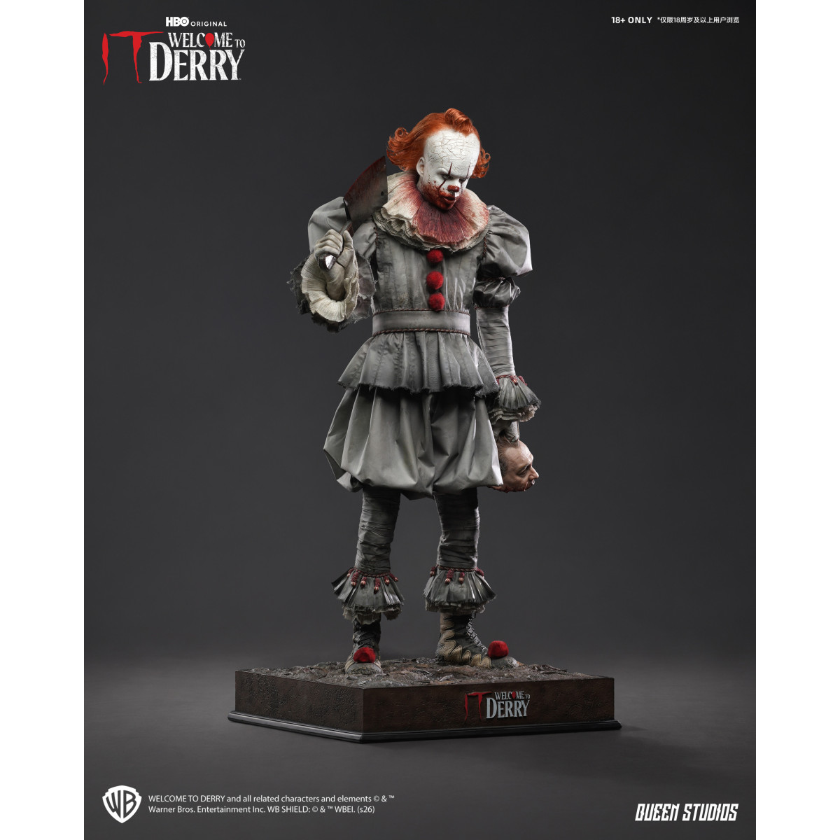 Queen Studios - Pennywise 1/3-scale "Welcome to Derry" Standard Statue