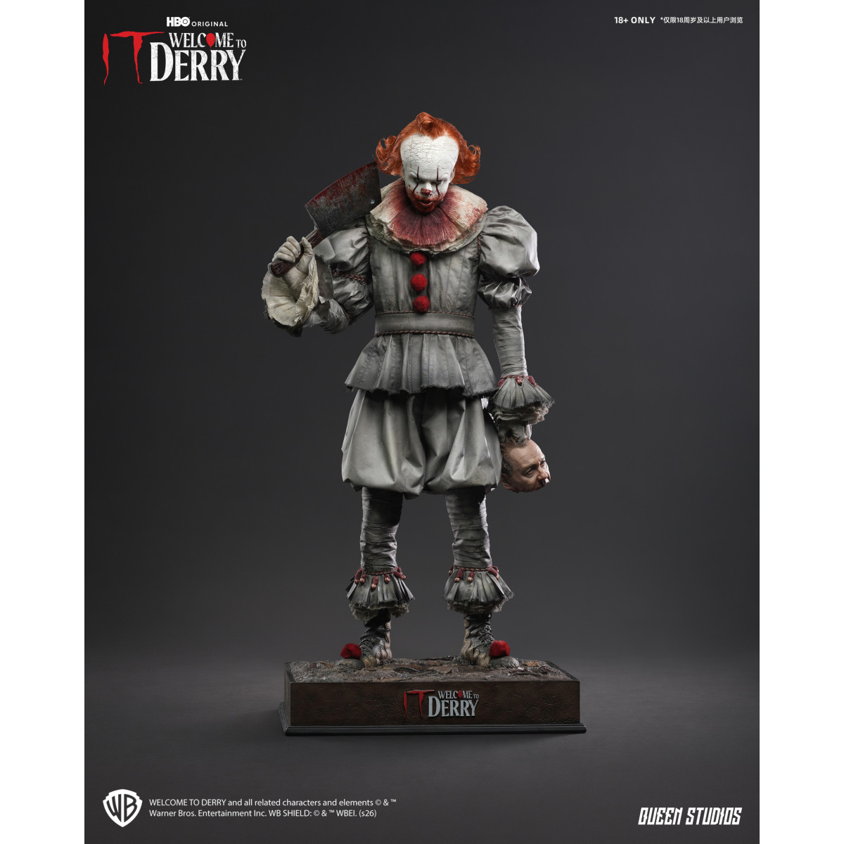 Queen Studios - Pennywise 1/3 Statue: Welcome to Derry Premium