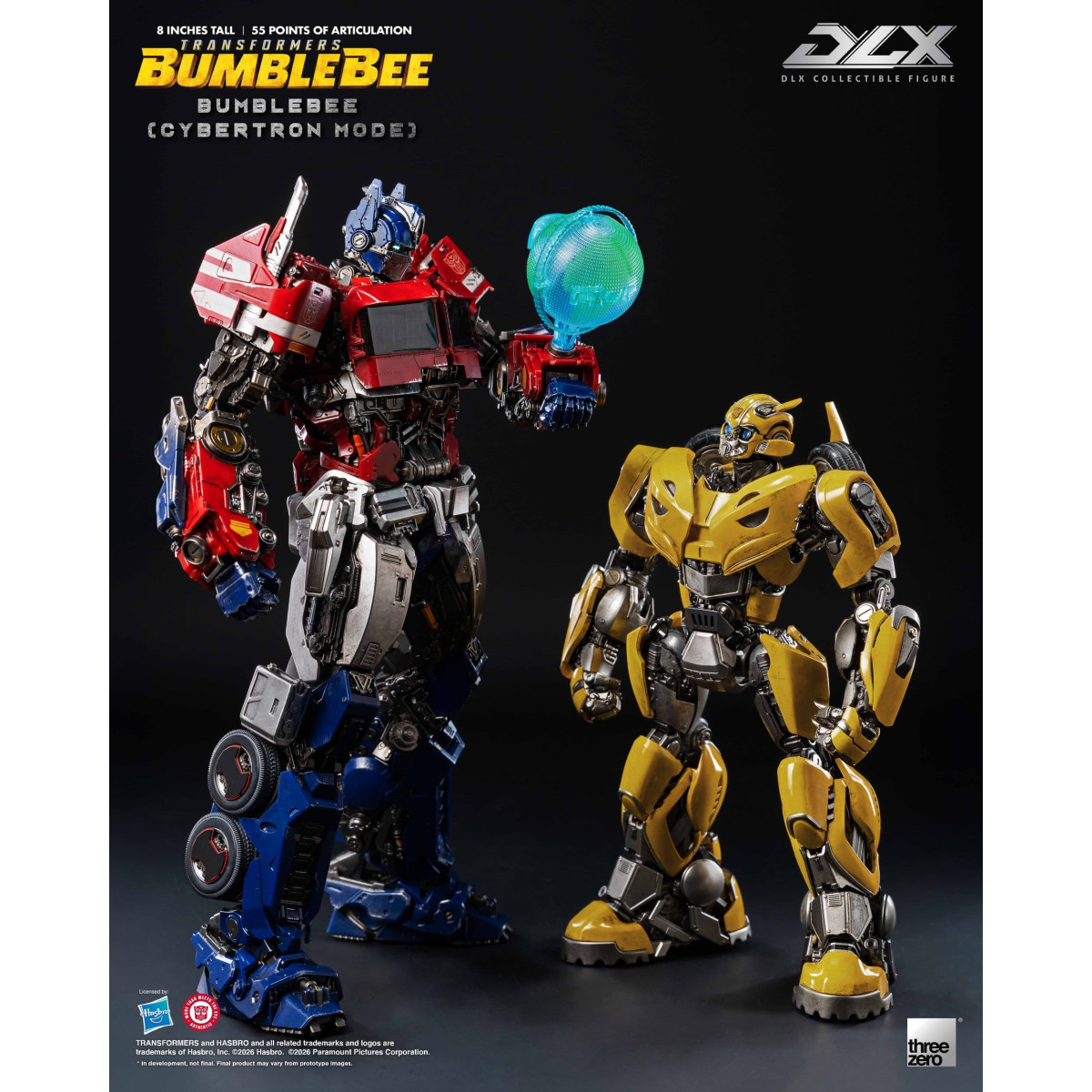 Three Zero Transformers - Bumblebee DLX Bumblebee Cybertron Mode Figure