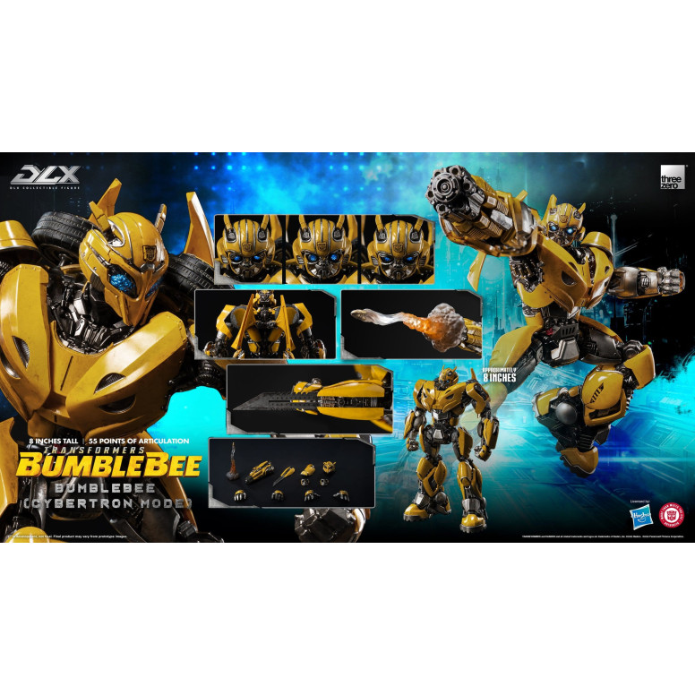 Three Zero Transformers - Bumblebee DLX Bumblebee Cybertron Mode Figure