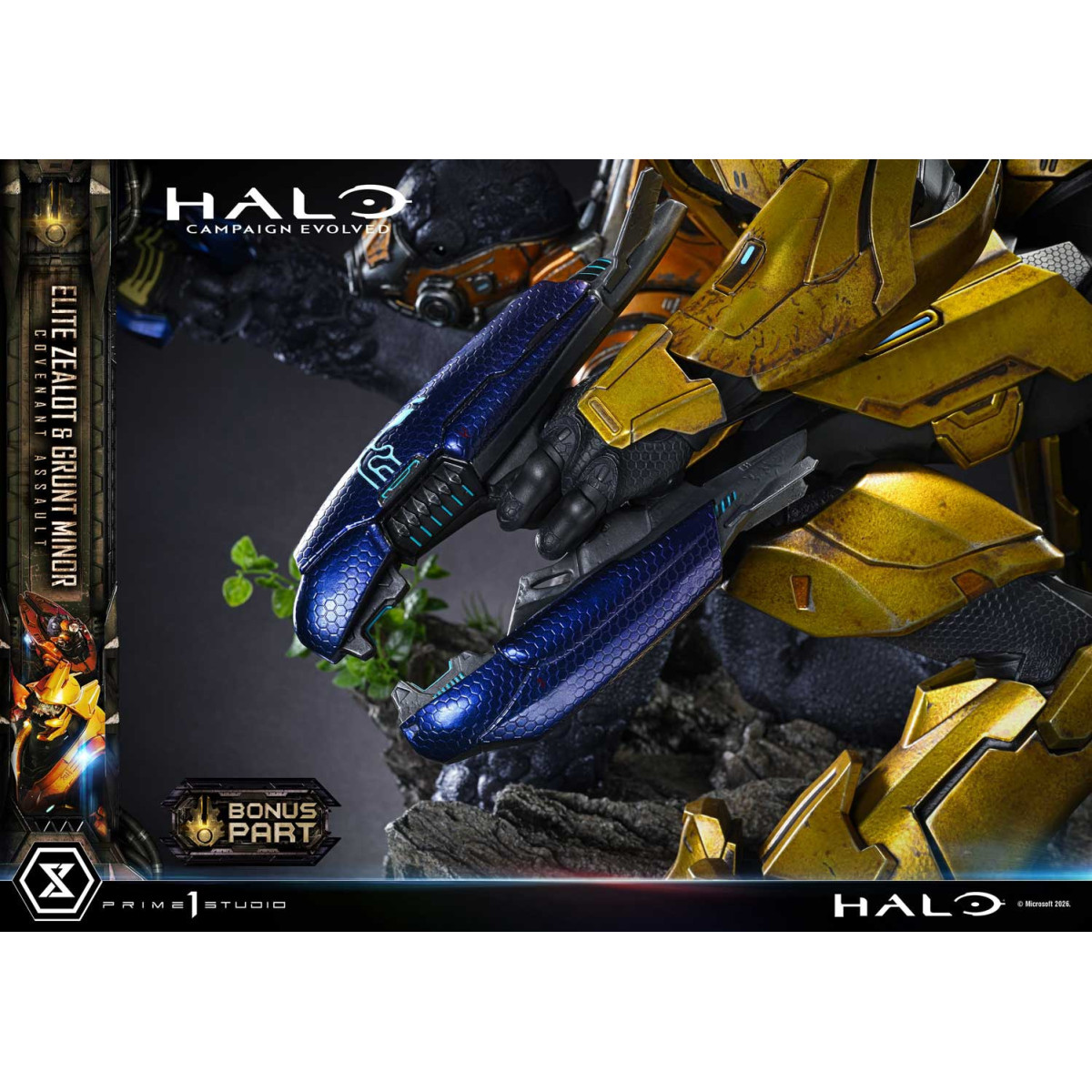 Prime 1 Studio - Halo Campagn Evolved Elite Zealot & Grunt Minor: Covenant Assault Bonus Version
