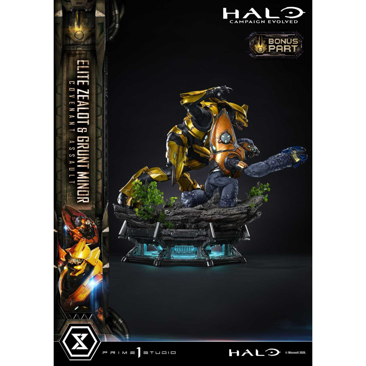 Prime 1 Studio - Halo Campagn Evolved Elite Zealot & Grunt Minor: Covenant Assault Bonus Version