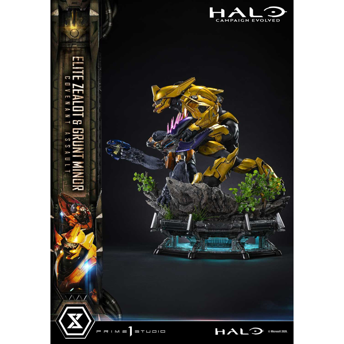 Prime 1 Studio - Halo Campagn Evolved Elite Zealot & Grunt Minor: Covenant Assault Bonus Version