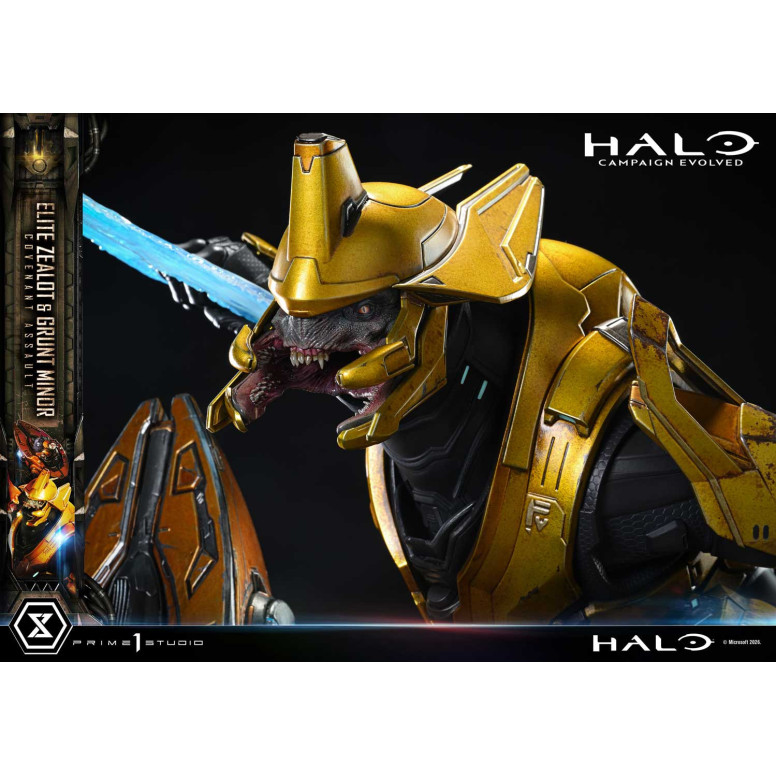 Prime 1 Studio - Halo Campagn Evolved Elite Zealot & Grunt Minor: Covenant Assault Bonus Version