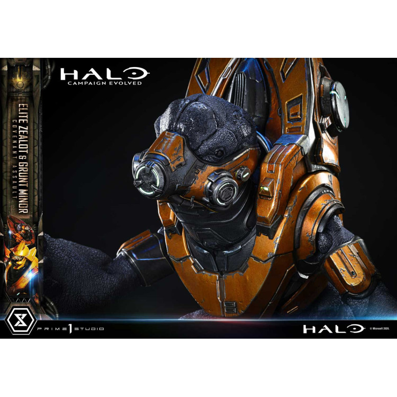 Prime 1 Studio - Halo Campagn Evolved Elite Zealot & Grunt Minor: Covenant Assault Bonus Version