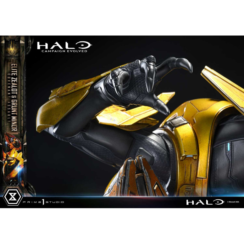 Prime 1 Studio - Halo Campagn Evolved Elite Zealot & Grunt Minor: Covenant Assault Bonus Version