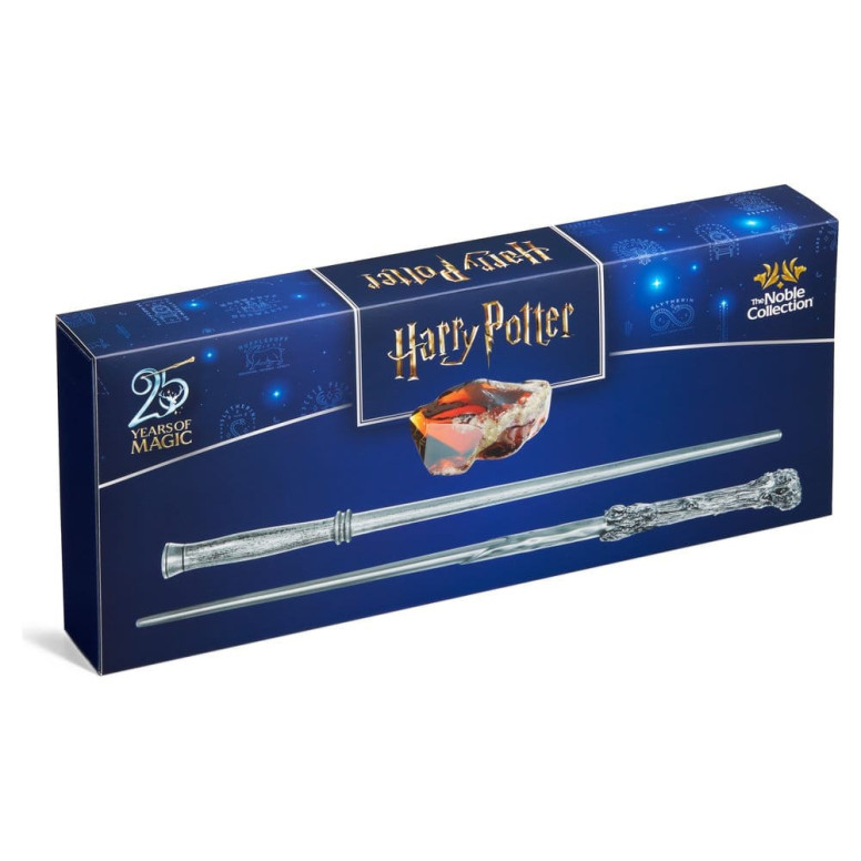 The " Noble Collection " Celebration Wand - Harry Potter 25th Anniversary Wands and Sorcerer's Stone Set
