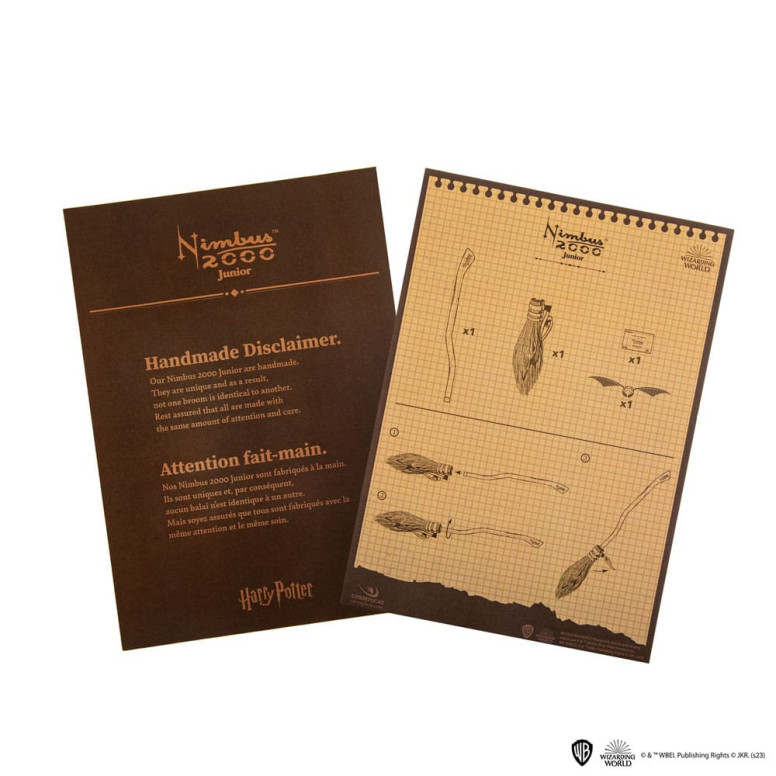 Harry Potter Cinereplicas - 1:1 Scale Replica of the Nimbus 2000 Junior Magic Broomstick