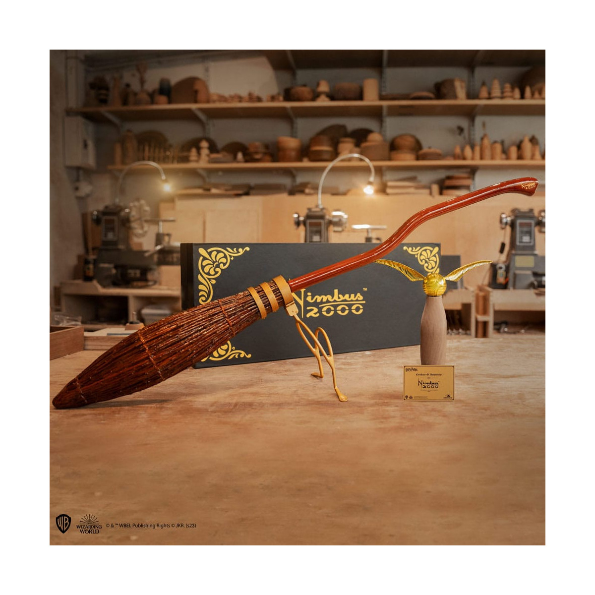 Harry Potter Cinereplicas - 1:1 Scale Replica of the Nimbus 2000 Junior Magic Broomstick