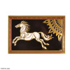 MORIARTY ART PROJECT - Aluminum Plaque: Flag of Rohan - The Lord of the Rings