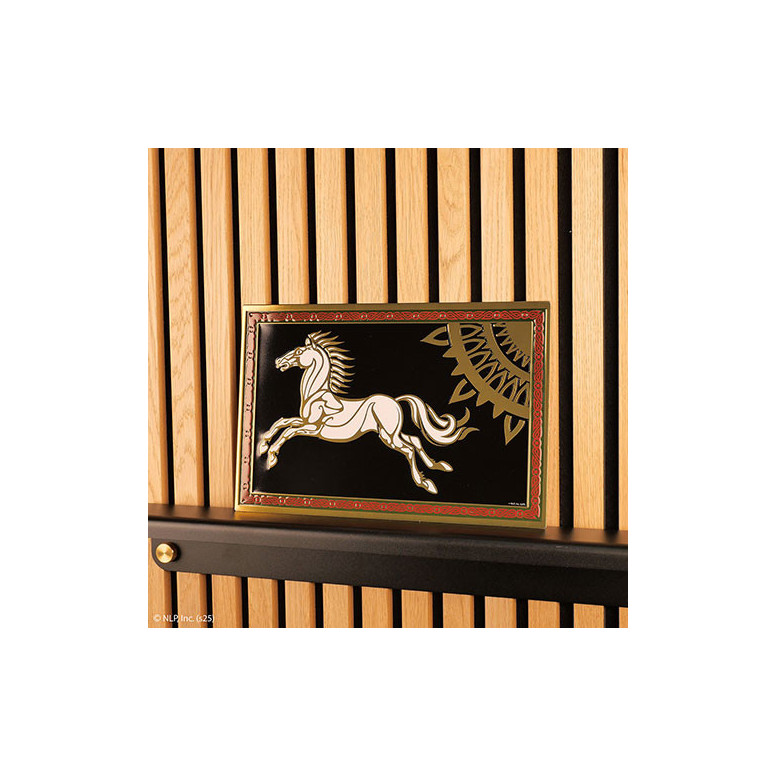 MORIARTY ART PROJECT - Aluminum Plaque: Flag of Rohan - The Lord of the Rings