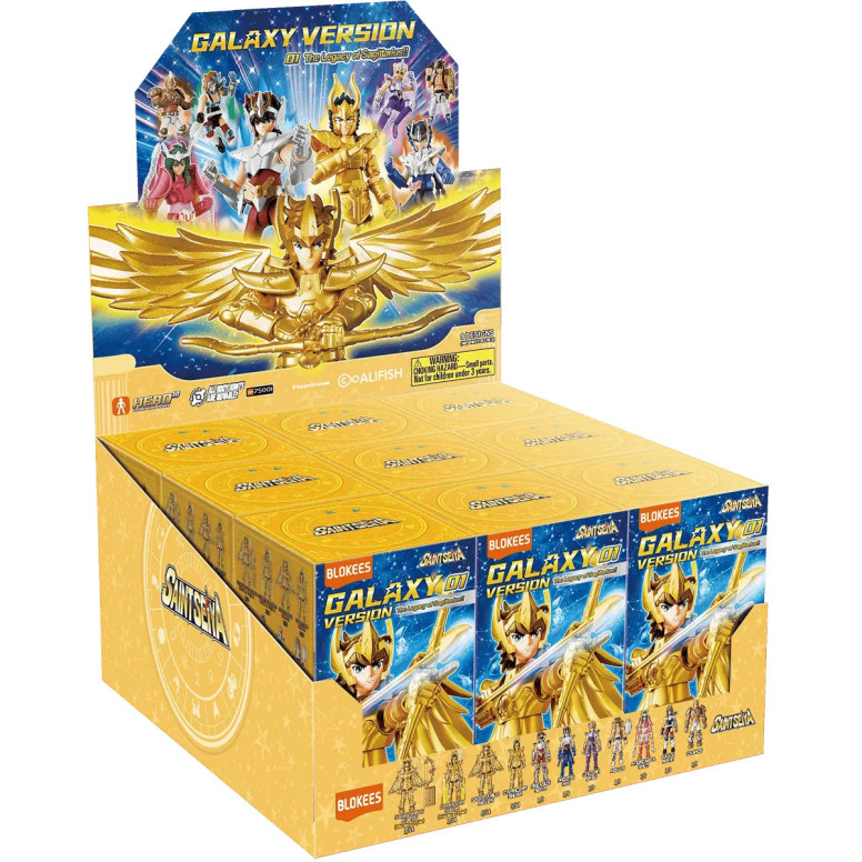 Saint Seiya Blokees - Galaxy Version 01: The Legacy of Sagittarius!! - Assortment of 9 model kits