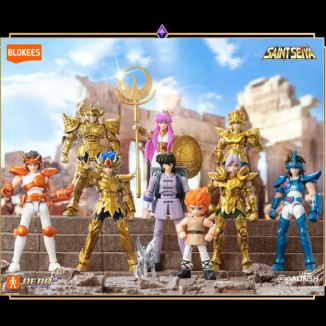 Saint Seiya Blokees - Galaxy Version 03 Gold Zodiac - Assortment of 9 model kits