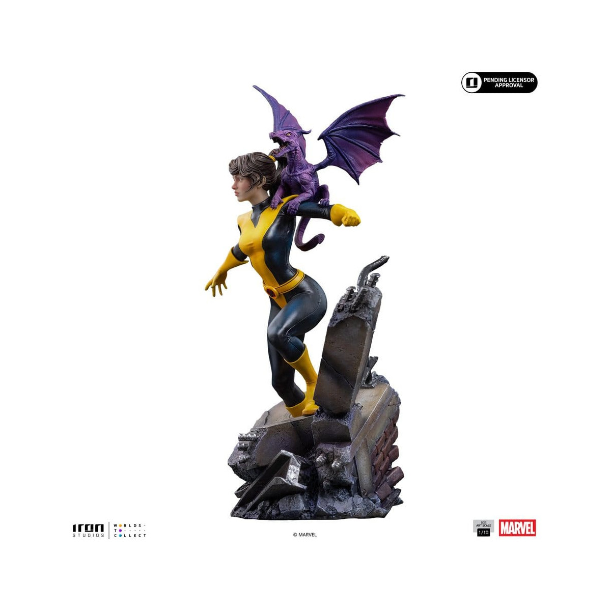 Iron Studios Marvel Comics - X-Men - Kitty Pride & Lockheed 1/10 BDS Art Scale