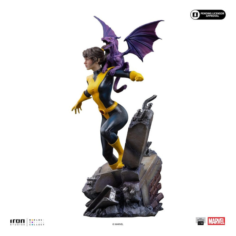 Iron Studios Marvel Comics - X-Men - Kitty Pride & Lockheed 1/10 BDS Art Scale