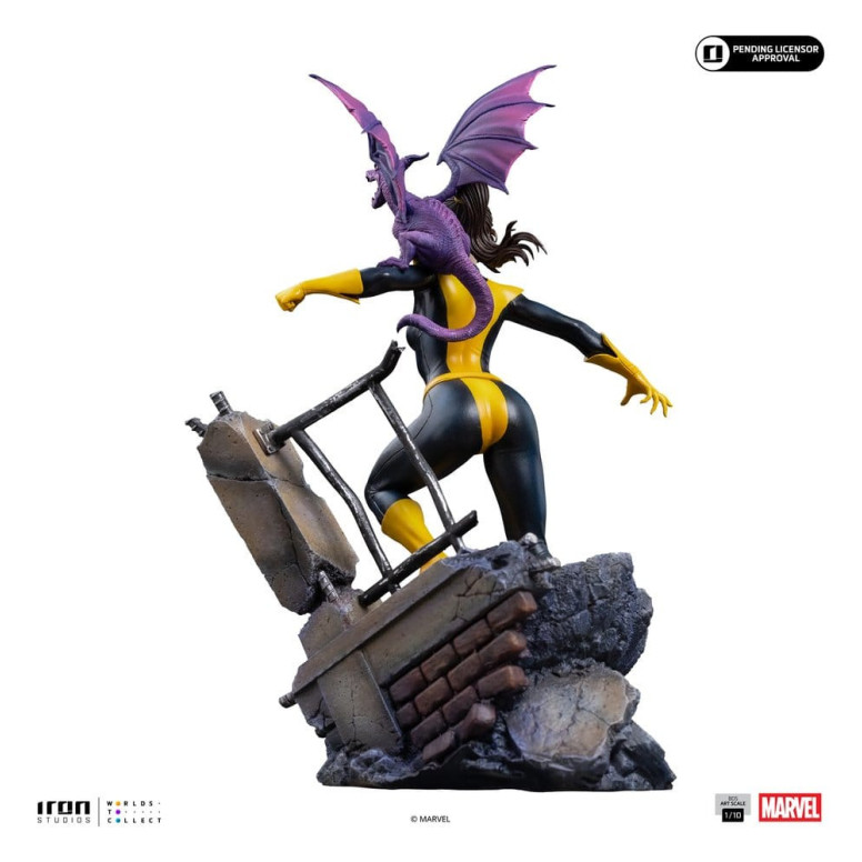 Iron Studios Marvel Comics - X-Men - Kitty Pride & Lockheed 1/10 BDS Art Scale