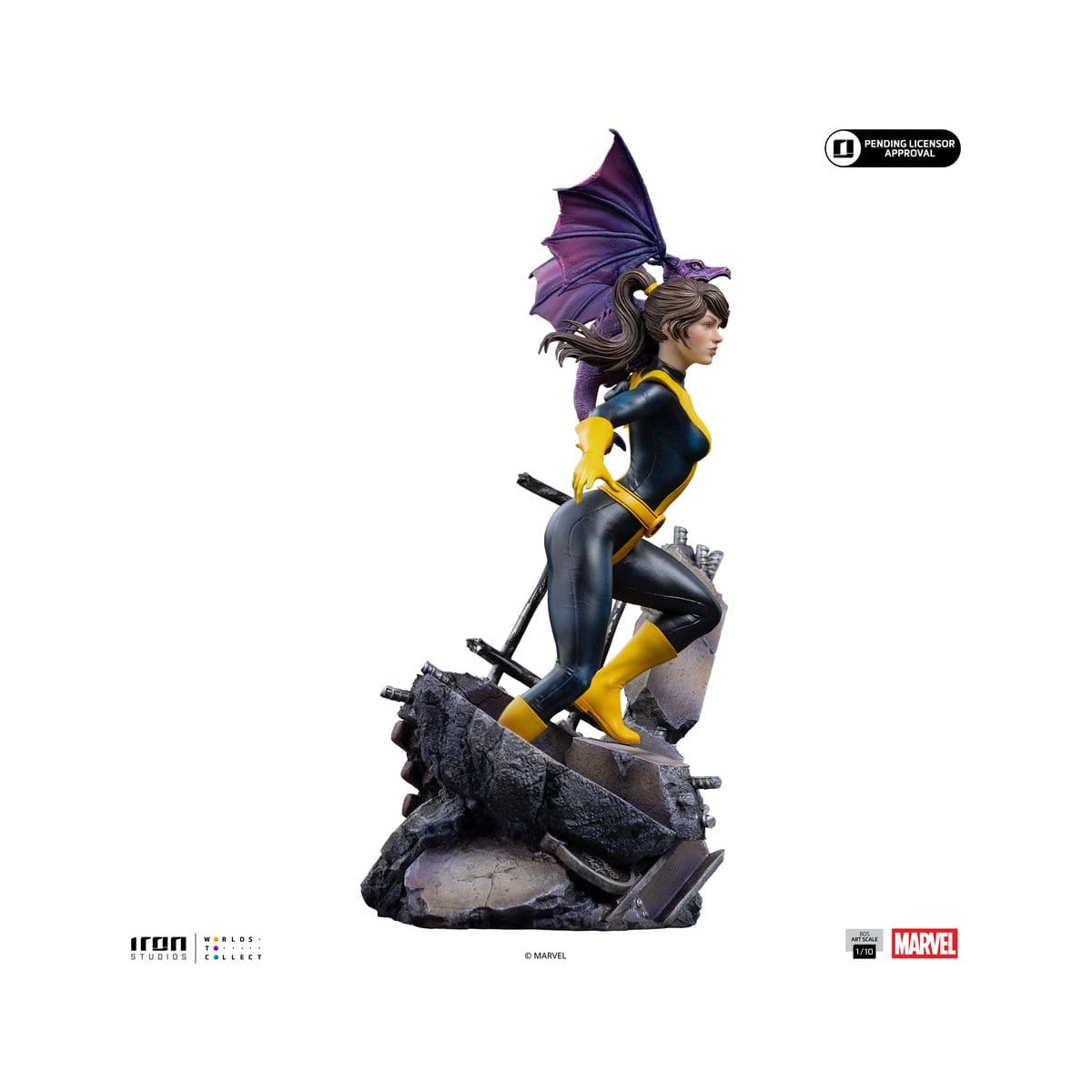 Iron Studios Marvel Comics - X-Men - Kitty Pride & Lockheed 1/10 BDS Art Scale