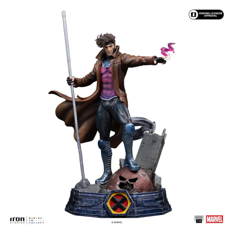 Iron Studios Marvel Comics - X-Men - Gambit 1/10 BDS Art Scale