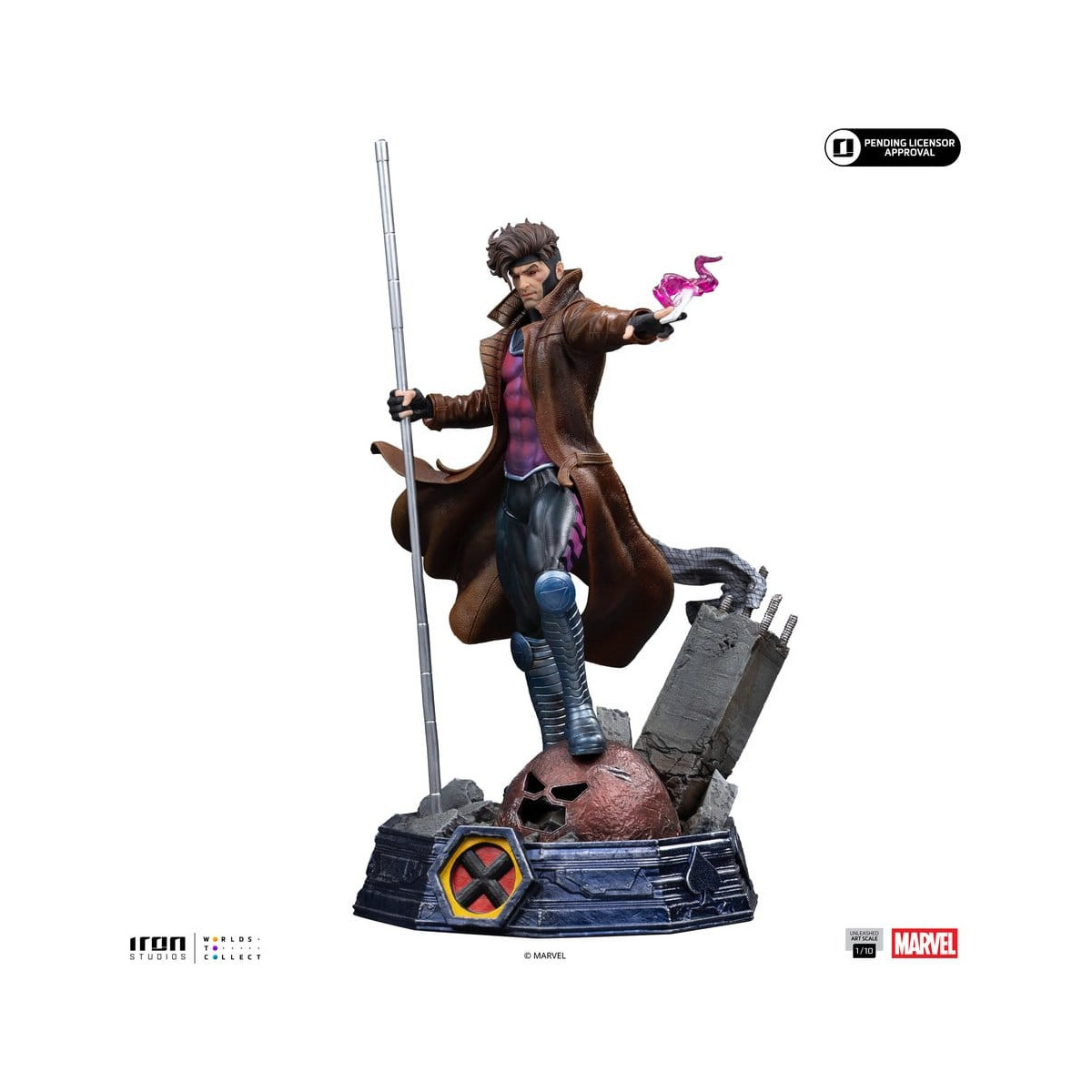 Iron Studios Marvel Comics - X-Men - Gambit 1/10 BDS Art Scale