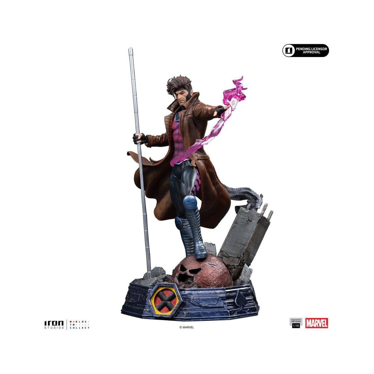 Iron Studios Marvel Comics - X-Men - Gambit 1/10 BDS Art Scale