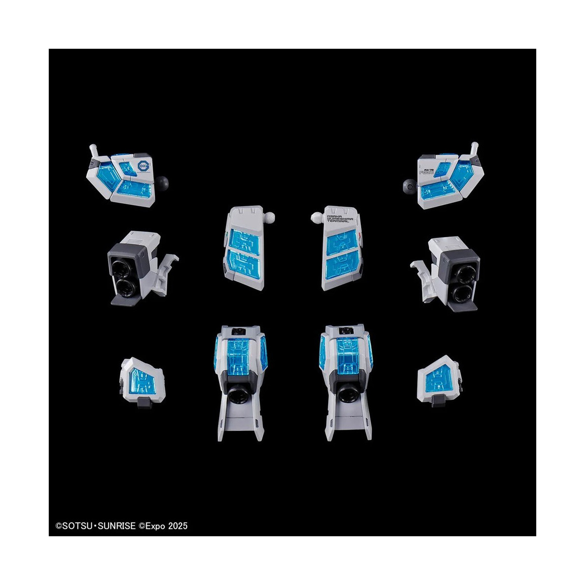 Bandai - Gunpla - 1/144 HG - RX-78F00E Gundam Ex-001 G.L.R.S.S. Feather Unit - Mobile Suit Gundam