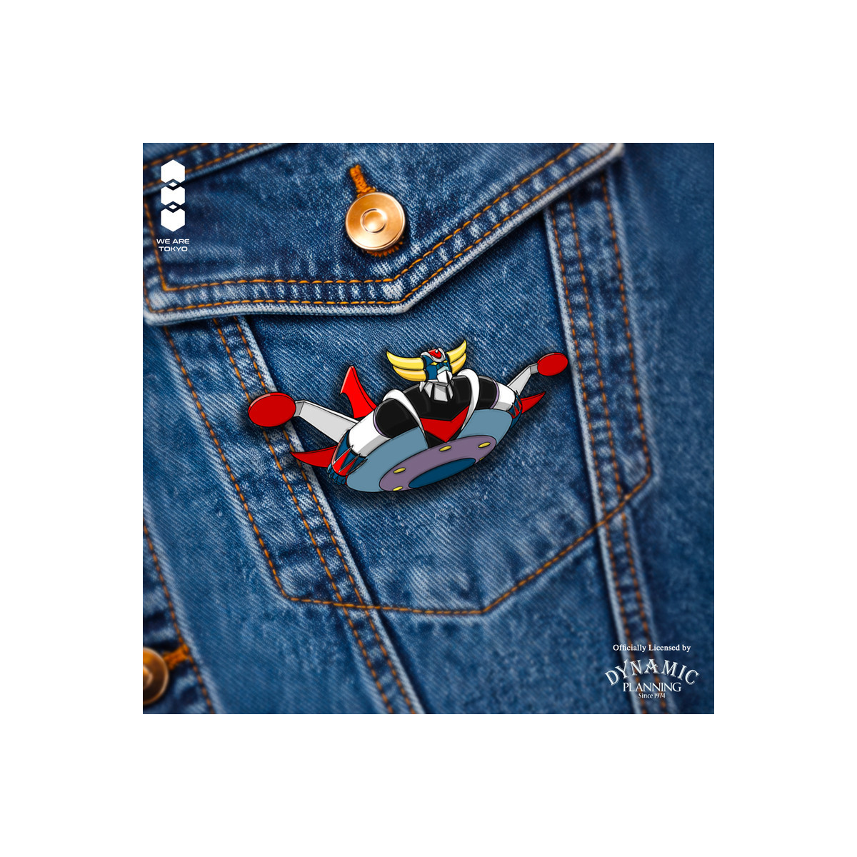 We Are Tokyo - " Grendizer " Mystery Box Pins Set A - set of 6