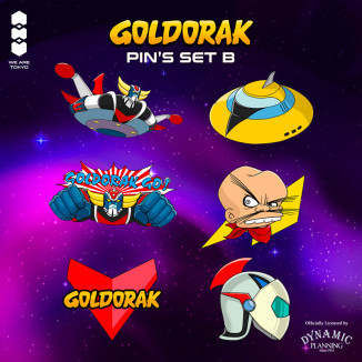 We Are Tokyo - " Grendizer " Mystery Box Pins Set B - set of 6