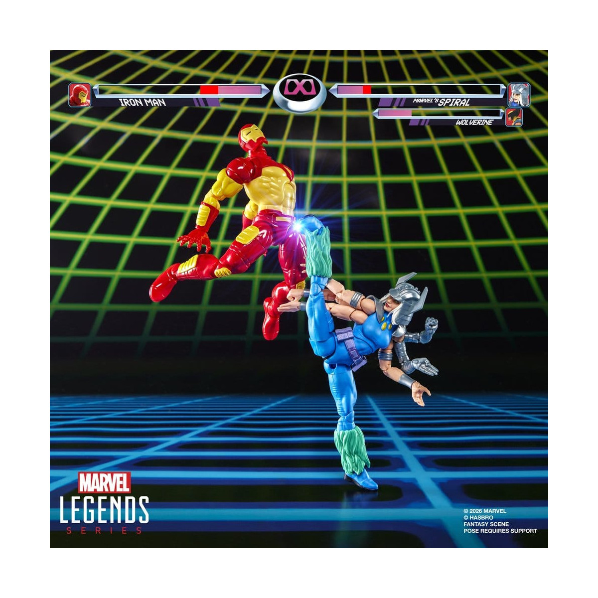 Hasbro Marvel Legends Gamerverse Series— , and Marvel's Spiral Iron Man