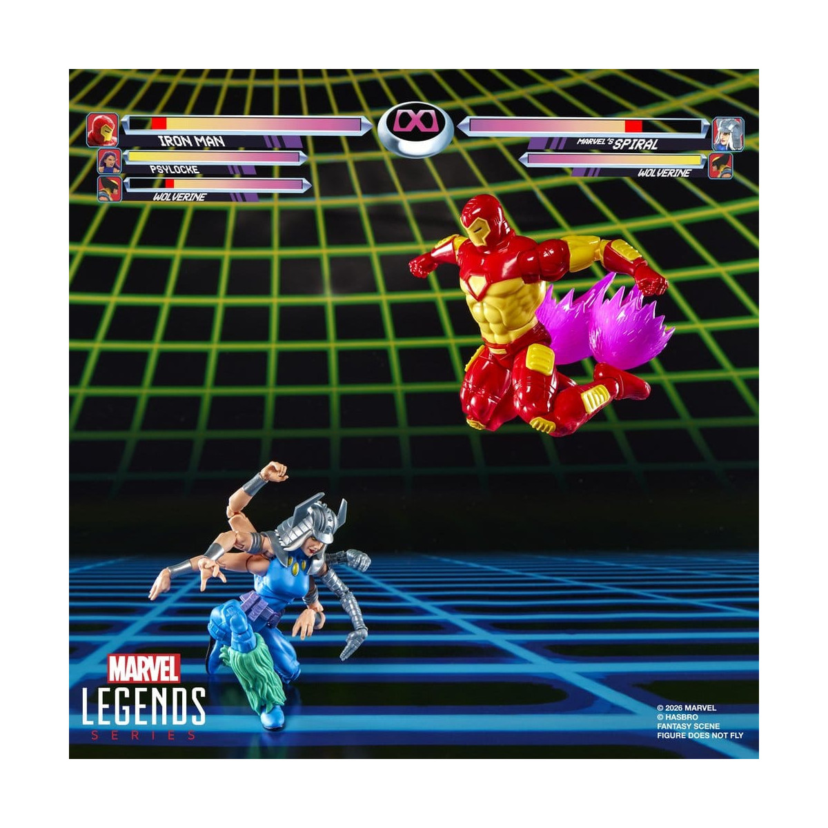 Hasbro Marvel Legends Gamerverse Series— , and Marvel's Spiral Iron Man