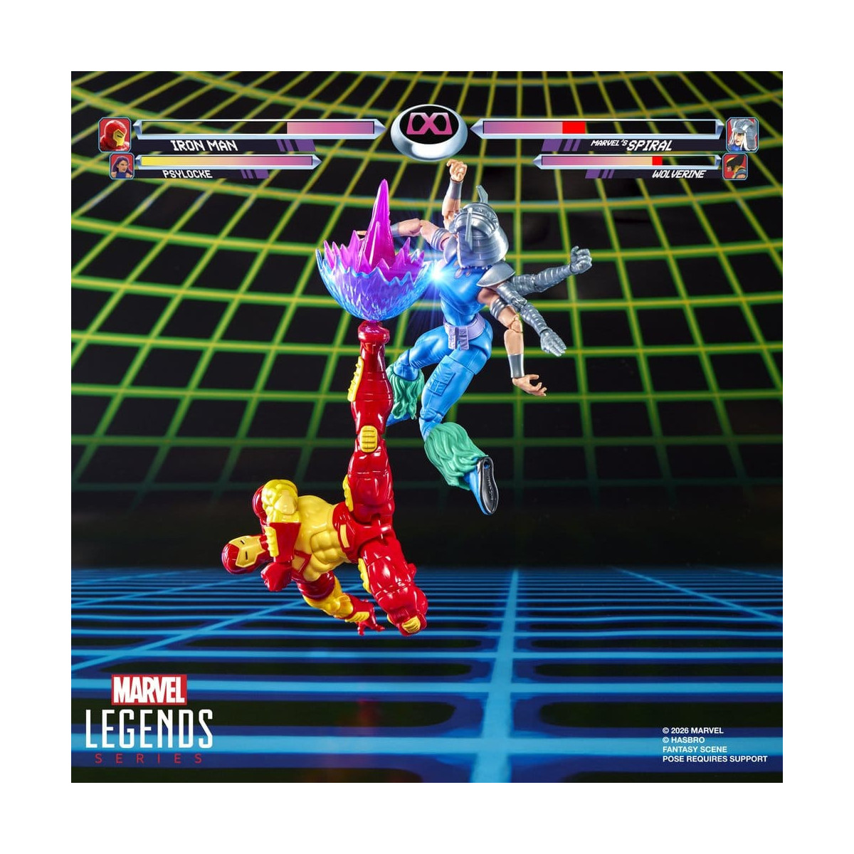 Hasbro Marvel Legends Gamerverse Series— , and Marvel's Spiral Iron Man