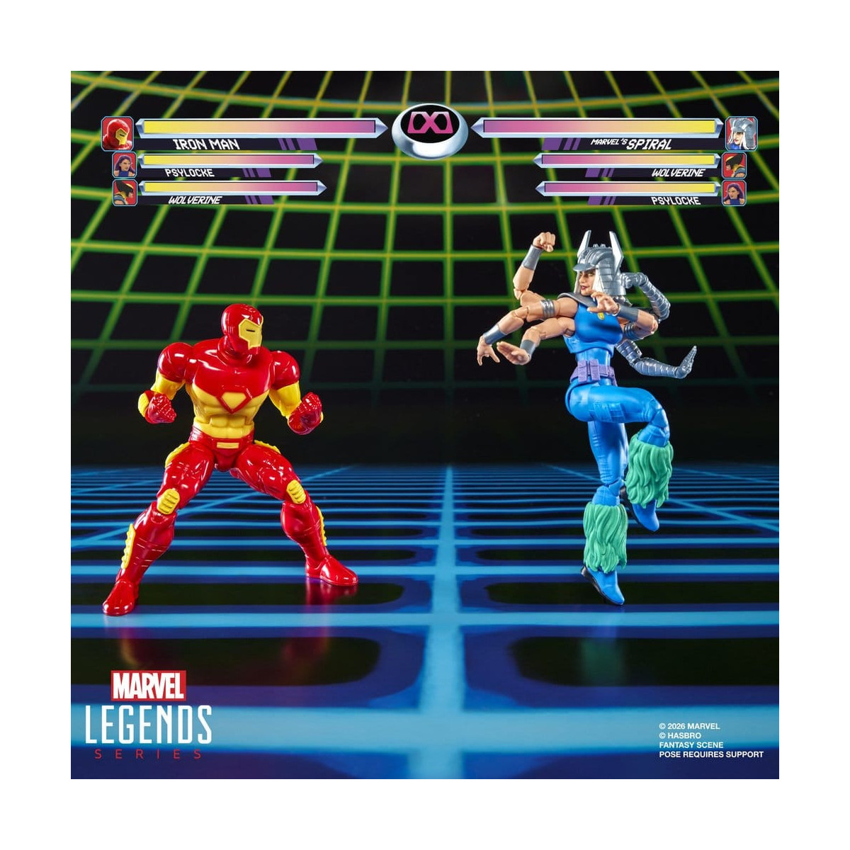 Hasbro Marvel Legends Gamerverse Series— , and Marvel's Spiral Iron Man