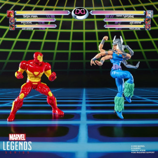 Hasbro Marvel Legends Gamerverse Series— , and Marvel's Spiral Iron Man