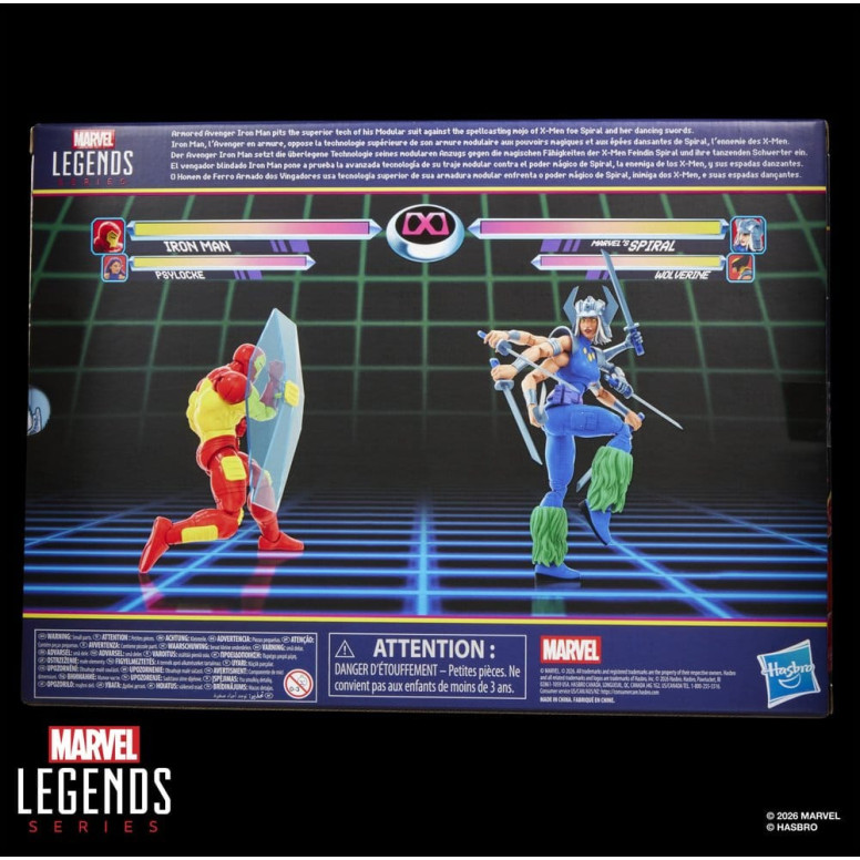 Hasbro Marvel Legends Gamerverse Series— , and Marvel's Spiral Iron Man