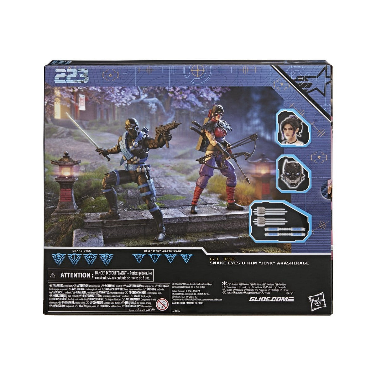 Hasbro G.I.JOE Classified Series - Ninja Force: Snake Eyes & Kim "Jinx" Arashikage