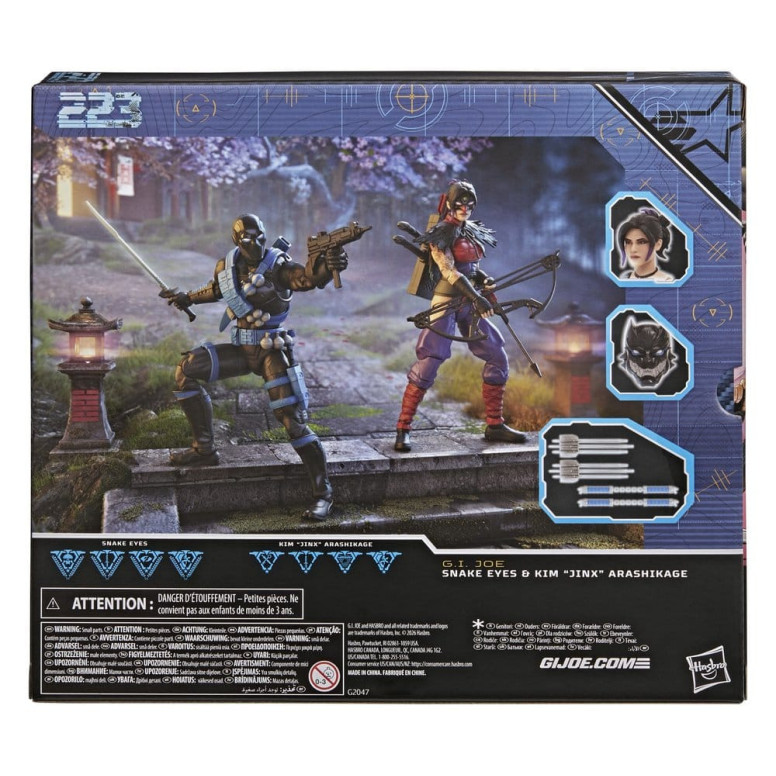 Hasbro G.I.JOE Classified Series - Ninja Force: Snake Eyes & Kim "Jinx" Arashikage