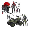 Hasbro G.I.JOE Classified Series - Snake Eyes & Varmint ATV vs. Stealth Viper & ' Stealth Flight Pod (Trubble Bubble) Cobra