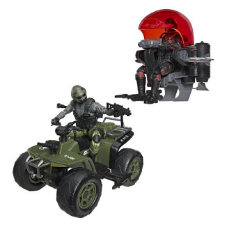 Hasbro G.I.JOE Classified Series - Snake Eyes & Varmint ATV vs. Stealth Viper & ' Stealth Flight Pod (Trubble Bubble) Cobra