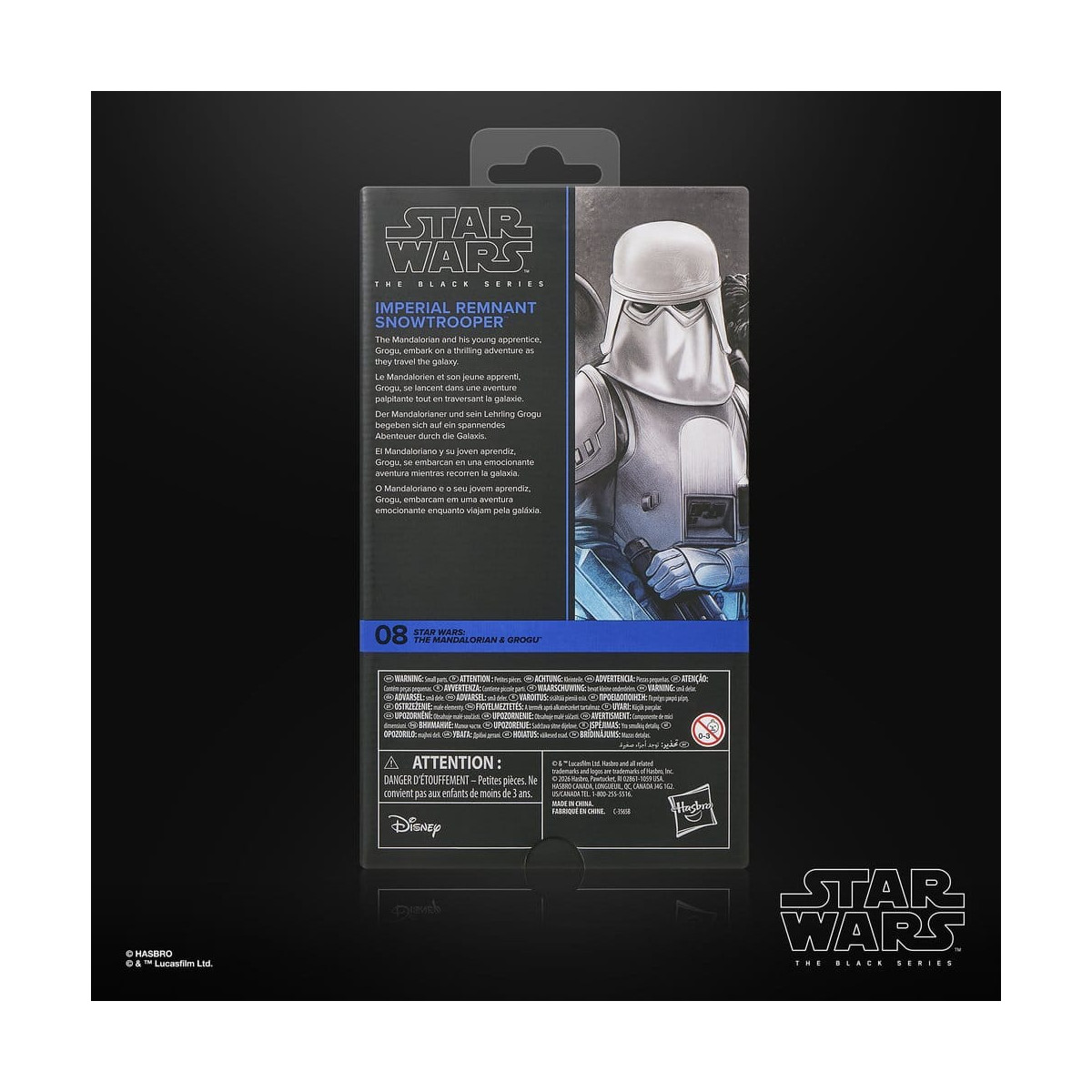Hasbro Star Wars The Black Series —Imperial Remnant Snowtrooper—The Mandalorian & Grogu