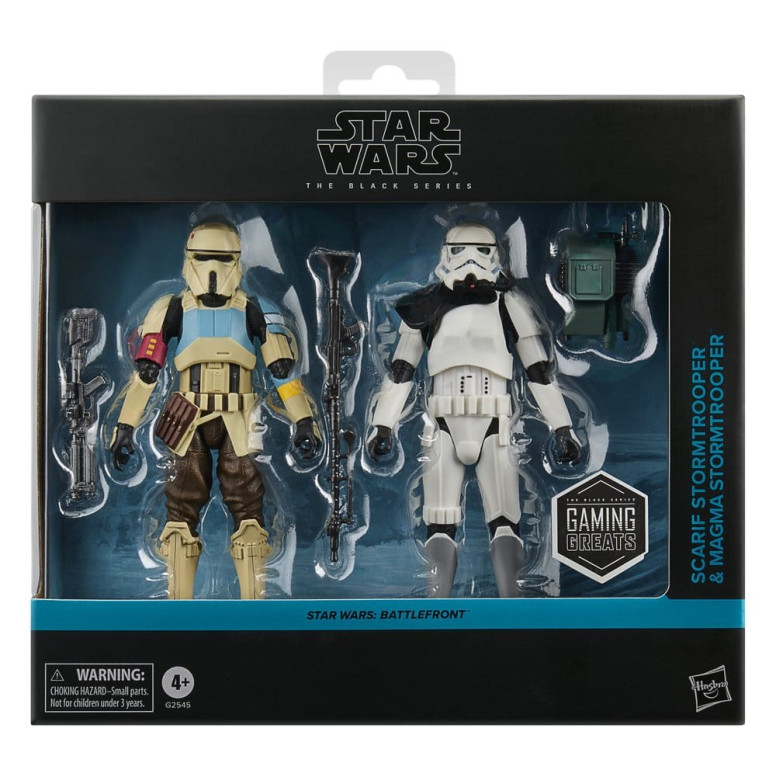 Hasbro Star Wars The Black Series Gaming Greats - Scarif Stormtrooper & Magma Stormtrooper - Star Wars: Battlefront