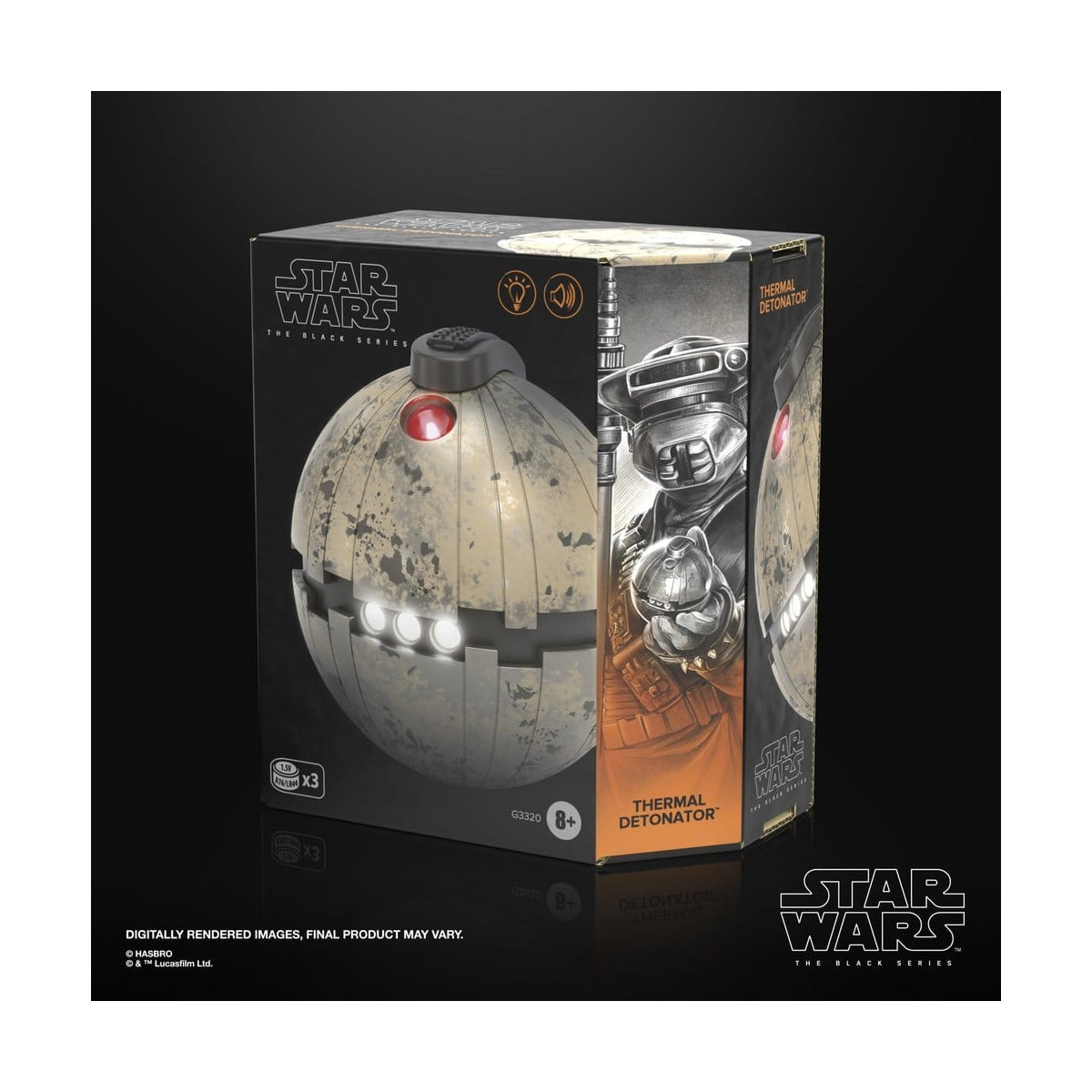Hasbro Star Wars The Black Series —1/1 Scale Thermal Detonator Replica—Star Wars Episode VI
