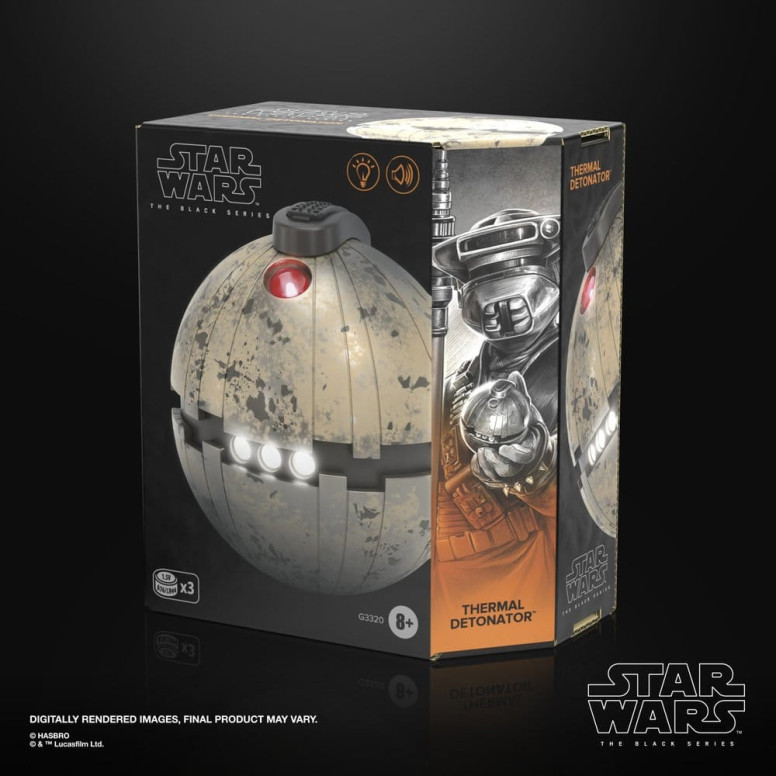 Hasbro Star Wars The Black Series —1/1 Scale Thermal Detonator Replica—Star Wars Episode VI