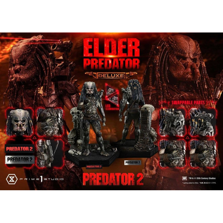 Prime 1 Studio - Predator 2 - Elder Predator DX Bonus Version Museum Masterline Series, Part 1 of 3