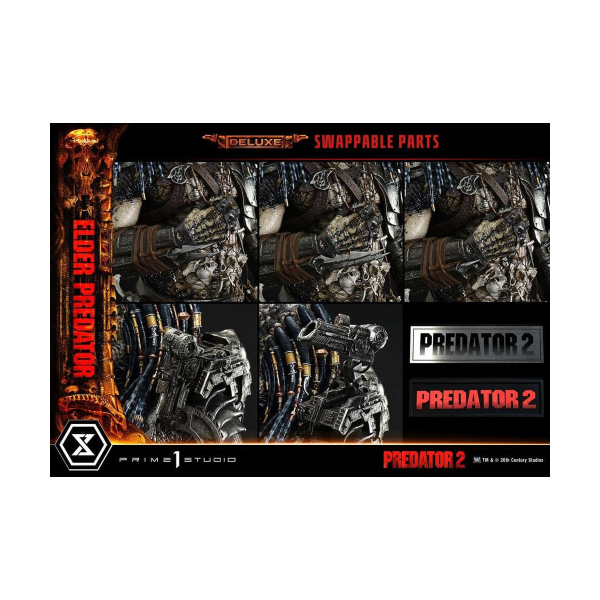 Prime 1 Studio - Predator 2 - Elder Predator DX Bonus Version Museum Masterline Series, Part 1 of 3