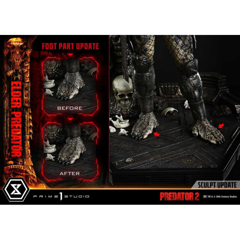 Prime 1 Studio - Predator 2 - Elder Predator DX Version Museum Masterline Series, 1/3