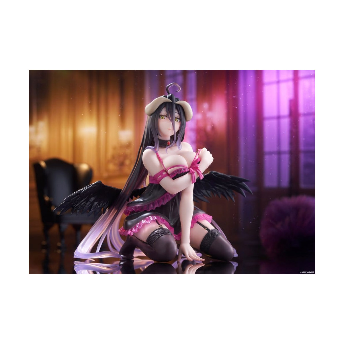 Taito - Albedo Cute Figure (Negligee Ver.) - Overlord