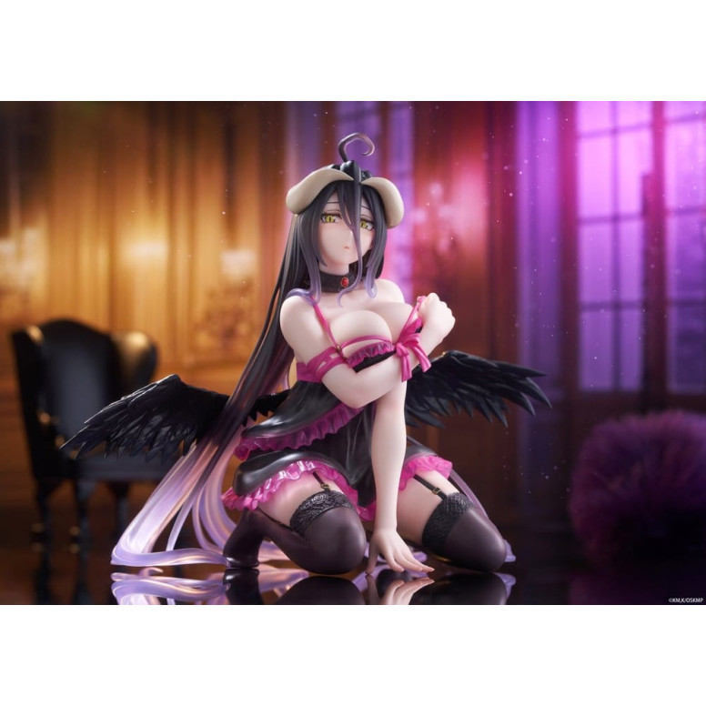 Taito - Albedo Cute Figure (Negligee Ver.) - Overlord