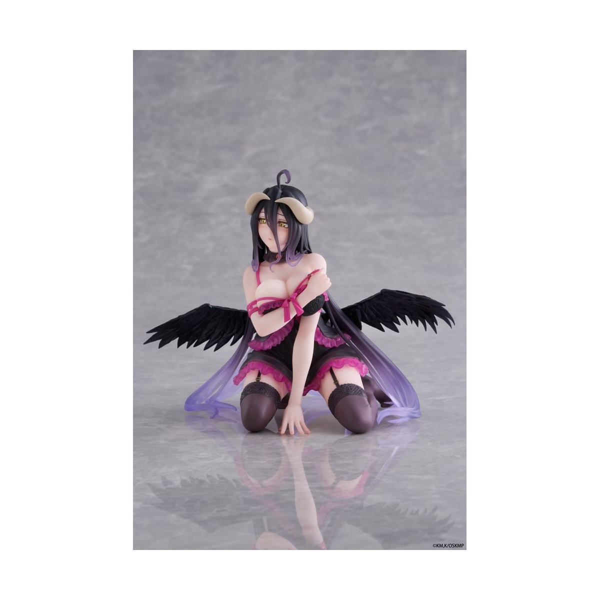 Taito - Albedo Cute Figure (Negligee Ver.) - Overlord